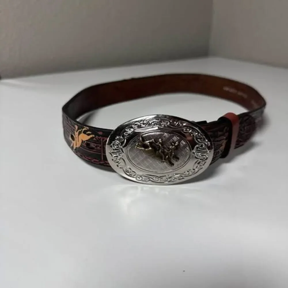 Nocona Belt Co. Western Leather Belt Size 28